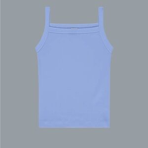 FLORE FLORE May Cotton Cami Tank in Baby Blue size S